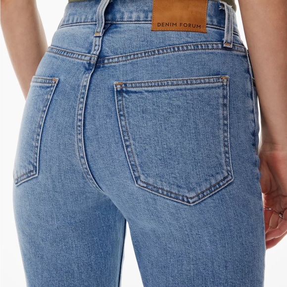 Denim Forum The Arlo Hi-Rise Straight Jean, size 25” - Picture 6 of 8